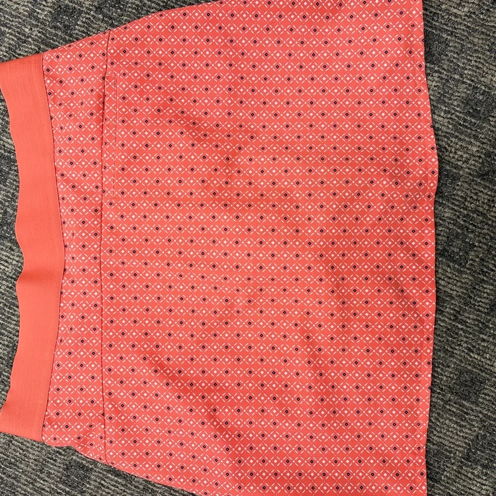 Greg Norman Collection‎ Vibrant Coral illusions pull on Skort sz l